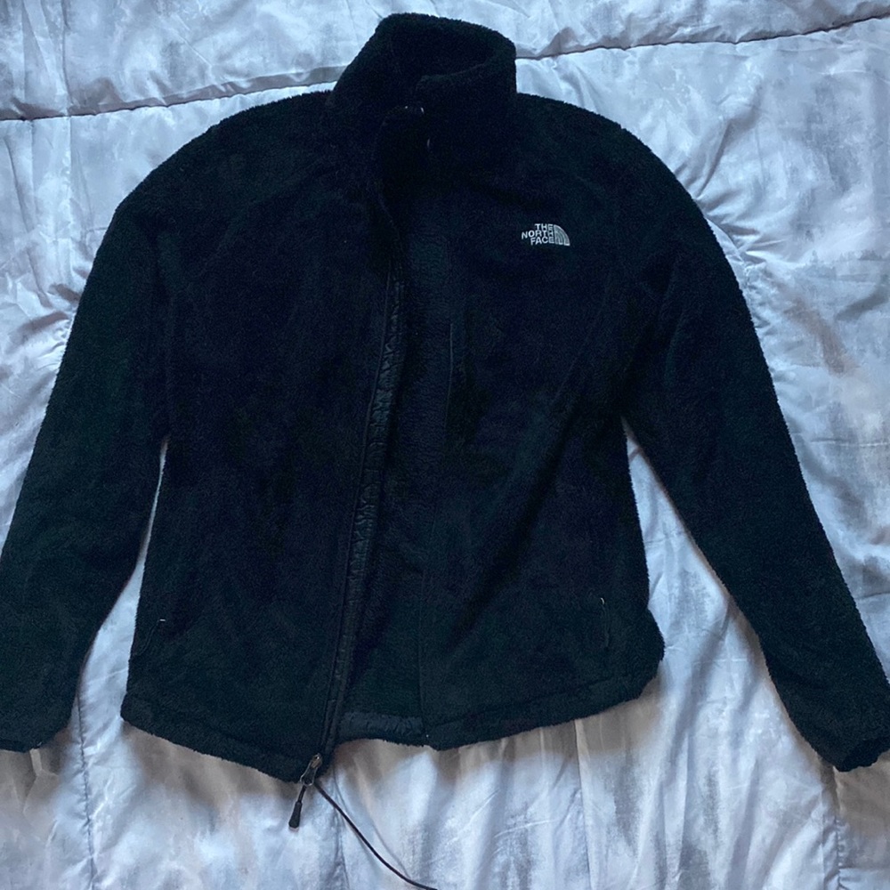 black womens north face jacket size medium